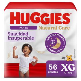 Pañales Huggies Pants Natural Care Xg 56 Unidades